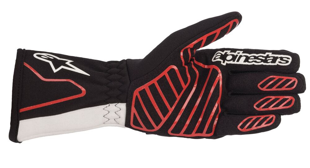 ALPINESTARS 3551720_132_XL TECH 1 K v2 Kart gloves, black/red/white, size XL Photo-1 