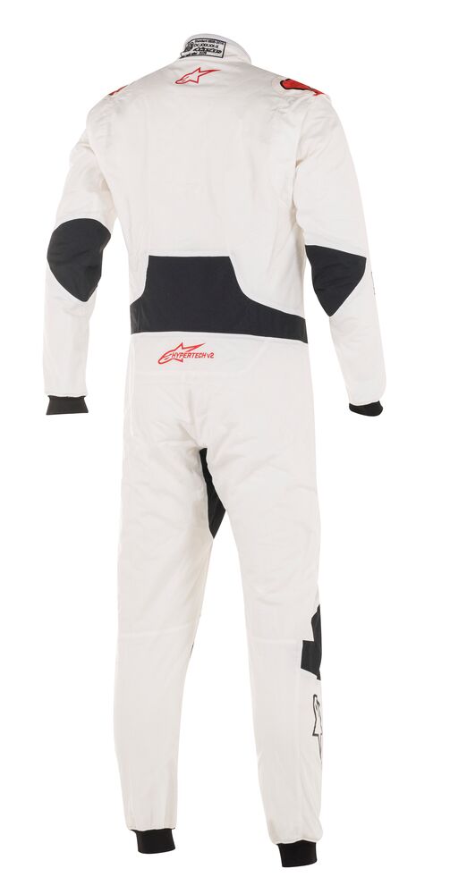 ALPINESTARS 3350220_23_46 Racing suit HYPERTECH v2, FIA 8856-2018, white/red, size 46 Photo-1 