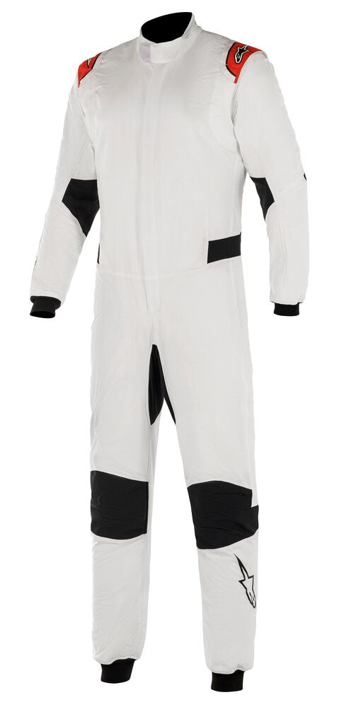 ALPINESTARS 3350220_23_46 Racing suit HYPERTECH v2, FIA 8856-2018, white/red, size 46 Photo-0 