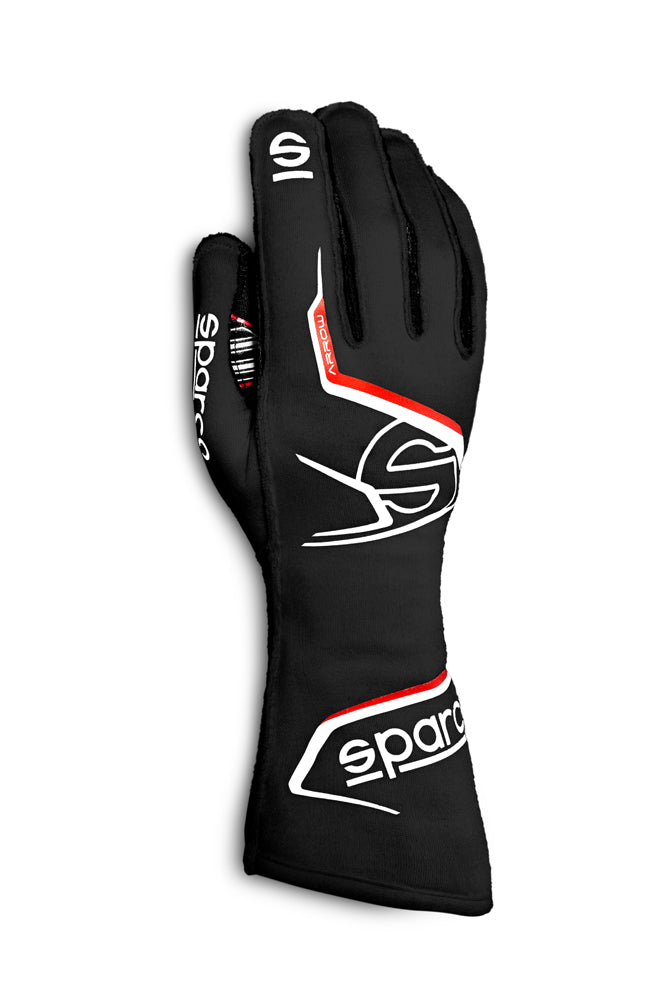 SPARCO 00131412NRRS ARROW Racing gloves, FIA 8856-2018, black/red, size 12 Photo-0 