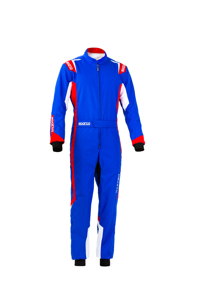 SPARCO 002342BSRS120 THUNDER YOUTH Kart suit, CIK, blue/red, size 120 Photo-0 