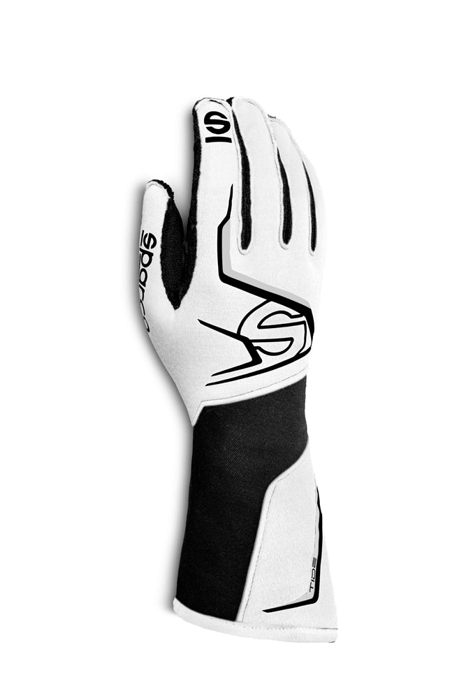 SPARCO 00135610BINR TIDE Racing gloves, FIA 8856-2018, white/black, size 10 Photo-0 