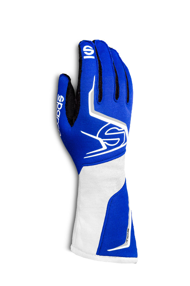 SPARCO 00135612AZBI TIDE Racing gloves, FIA 8856-2018, blue/white, size 12 Photo-0 