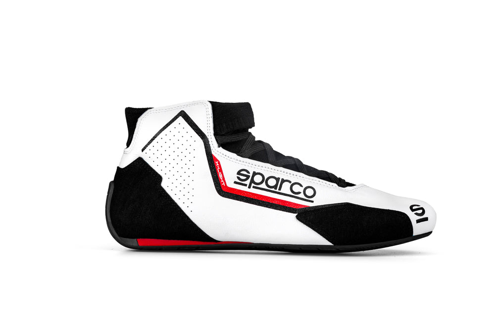SPARCO 00128344BIRS X-LIGHT Racing shoes, FIA 8856-2018, white/red, size 44 Photo-0 