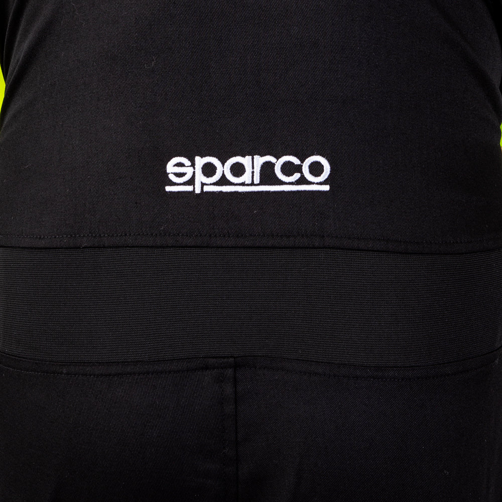 SPARCO 002343NRGF3L ROOKIE 2020 Kart suit, NOT HOMOLOGATED, black / yellow, size L Photo-4 