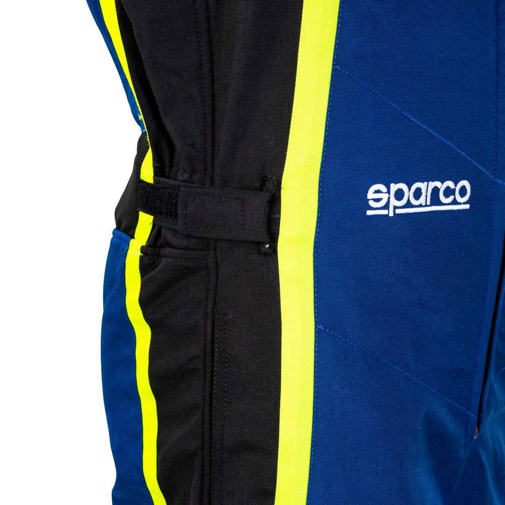 SPARCO 002341BNGB130 KERB YOUTH CHILD Kart suit, CIK, blue/yellow/black, size 130 Photo-4 