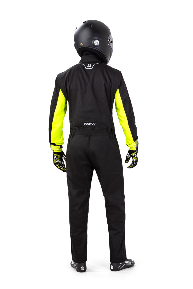 SPARCO 002343NRGF0XS ROOKIE 2020 Kart suit, NOT HOMOLOGATED, black / yellow, size XS Photo-2 