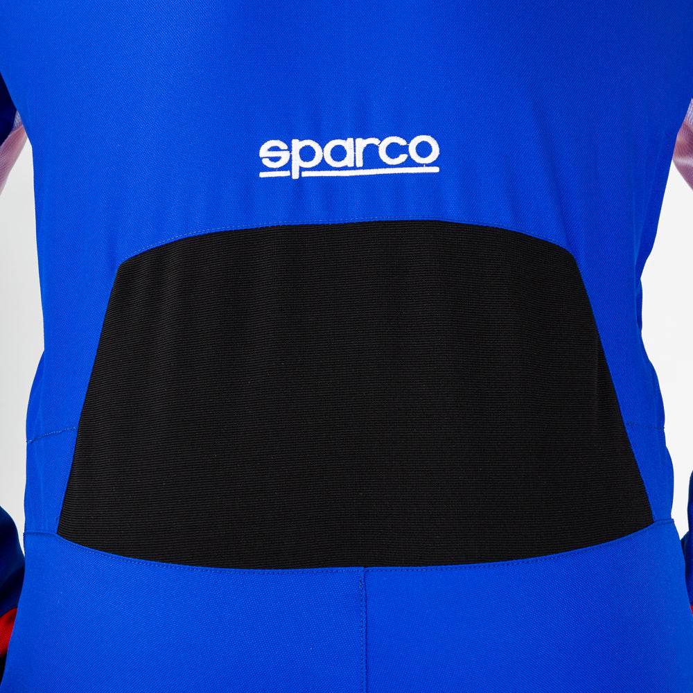 SPARCO 002342NRAZ150 THUNDER YOUTH Kart suit, CIK, black/blue, size 150 Photo-1 