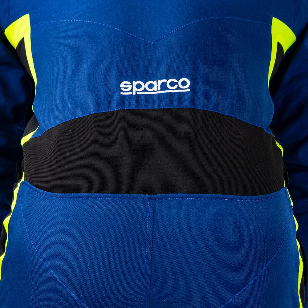 SPARCO 002341BNGB0XS KERB Kart suit, CIK, blue/yellow/black, size XS Photo-6 