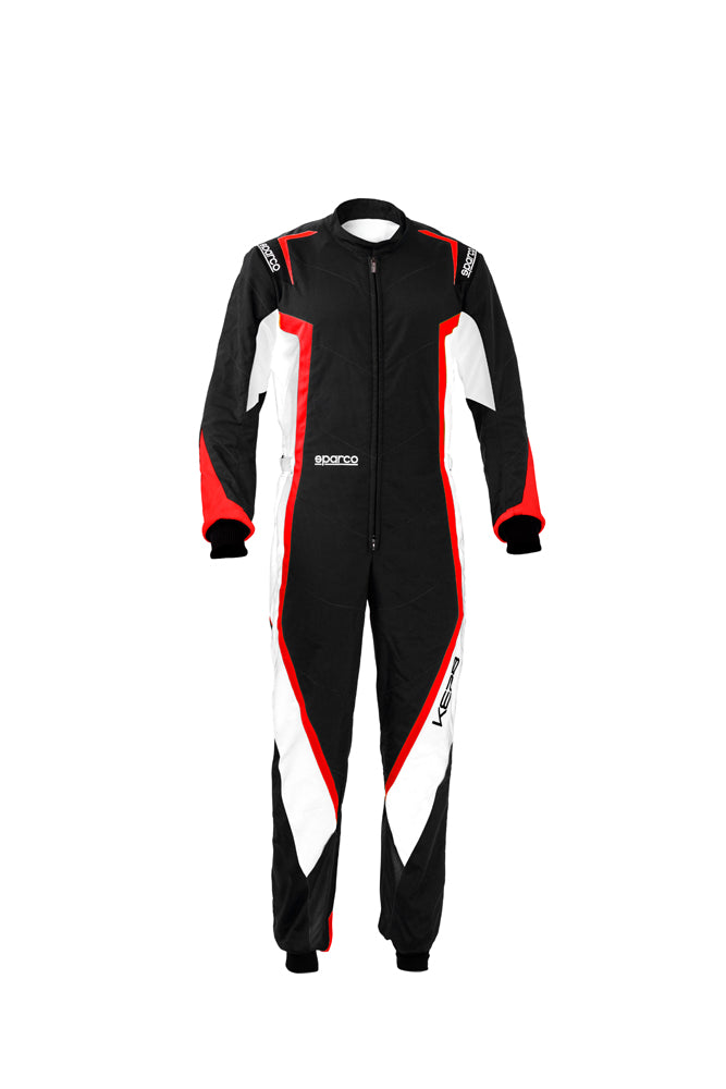 SPARCO 002341NBRS4XL KERB Kart suit, CIK, black/white/red, size XL Photo-0 
