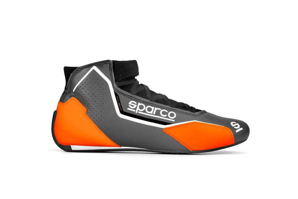 SPARCO 00128342GRAF X-LIGHT Racing shoes, FIA 8856-2018, grey/orange, size 42 Photo-0 