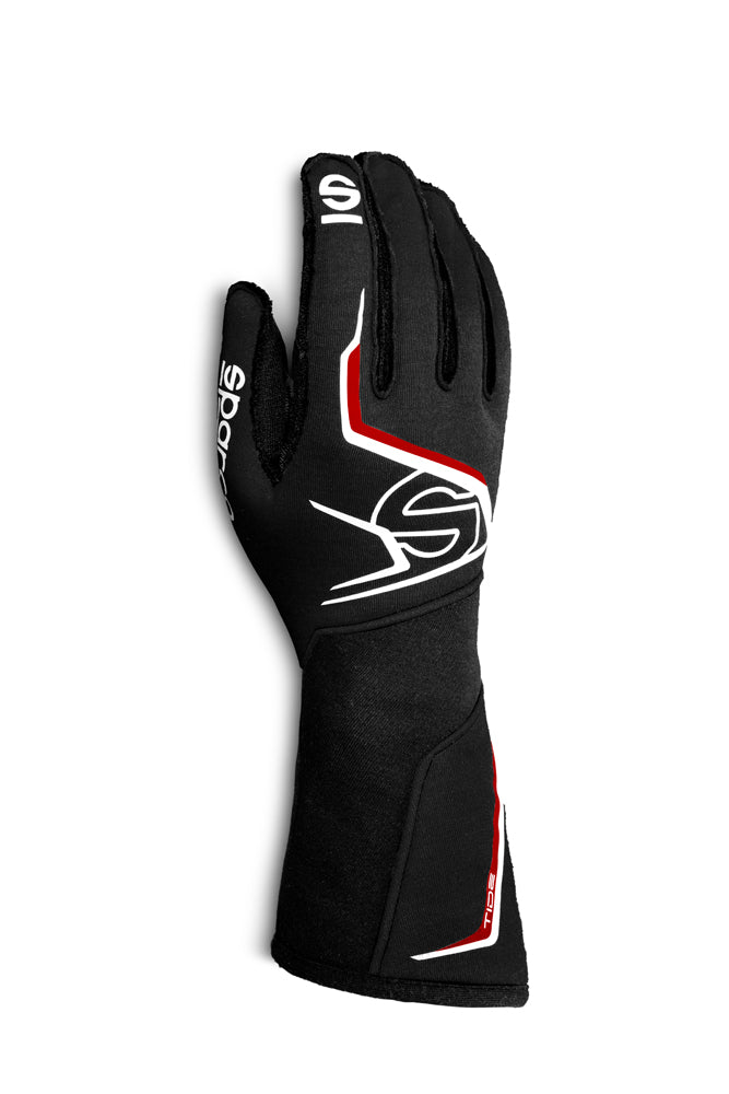 SPARCO 00135608NRRS TIDE Racing gloves, FIA 8856-2018, black/red, size 8 Photo-0 