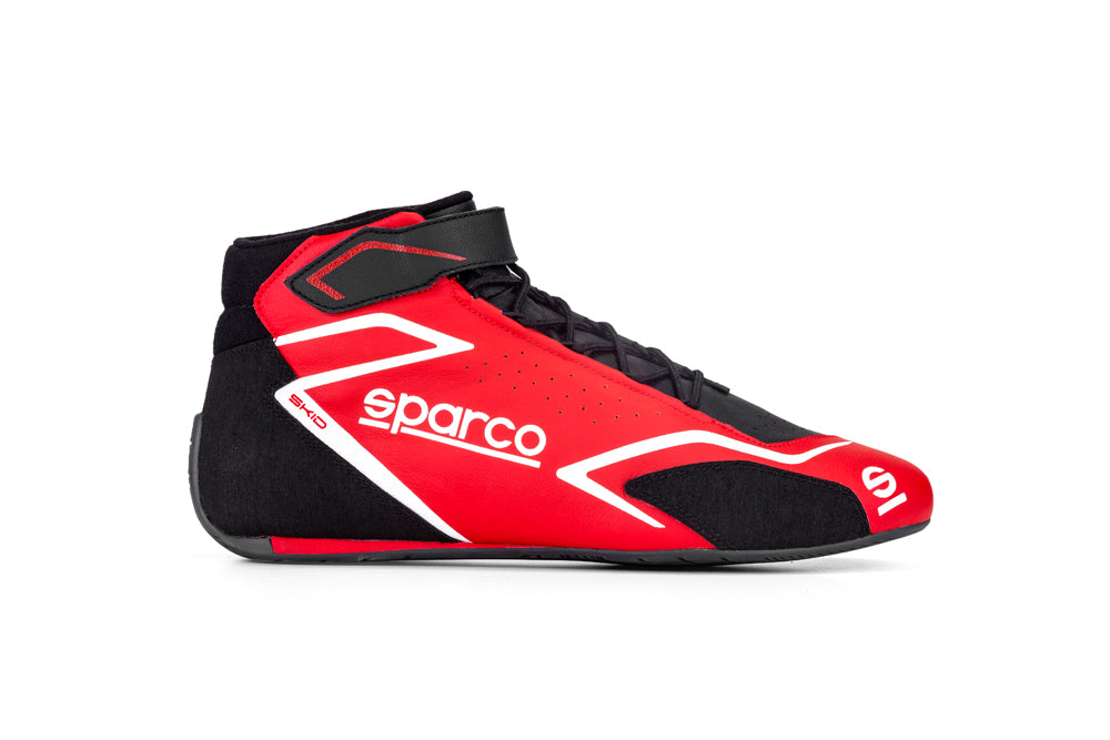 SPARCO 00127543RSNR SKID Racing shoes, FIA 8856-2018, red/black, size 43 Photo-2 