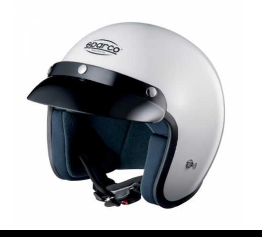 SPARCO 0033171S Helmet, ECE 22-05, CLUB J1, white, size S (55-56) Photo-0 