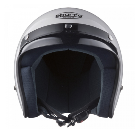 SPARCO 0033171S Helmet, ECE 22-05, CLUB J1, white, size S (55-56) Photo-2 