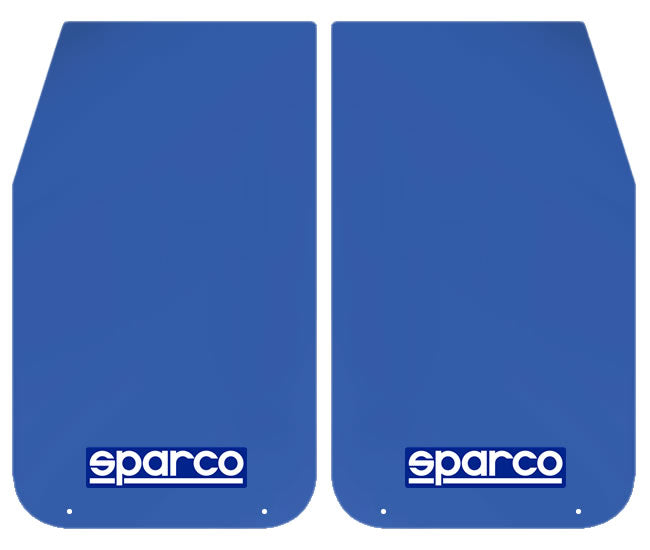 SPARCO 03791AZ Mudguards (2 pieces), 28x47 cm, blue Photo-0 