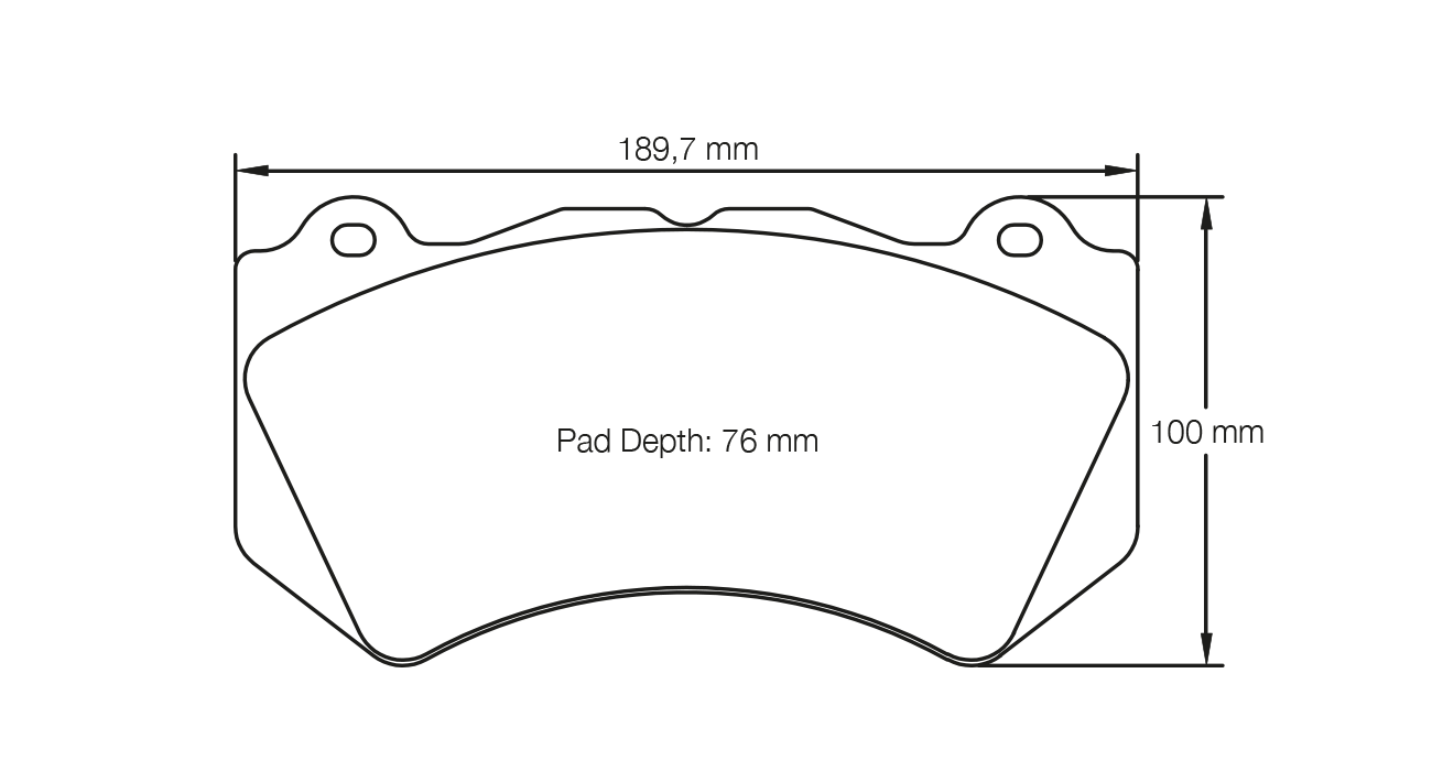PAGID 8083-RSC1 Front brake pads RSC1 AUDI RS6 (C6)/NISSAN GT-R R35 STILLEN / Brembo XA5.71.xx 6 piston D76 Photo-0 