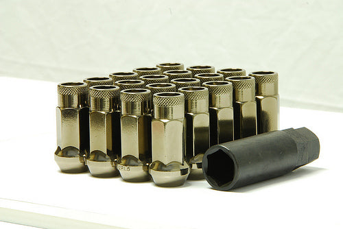 MUTEKI 32905T Lug nuts kit SR48 12x1.25 C Titanium (Open End) Photo-0 