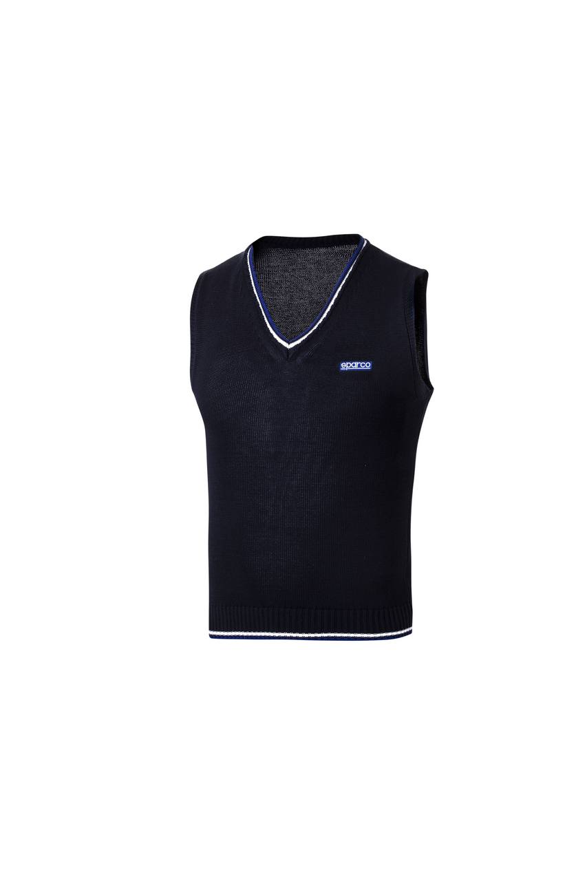 SPARCO 013052BMM Knitted cotton vest navy blue M Photo-0 