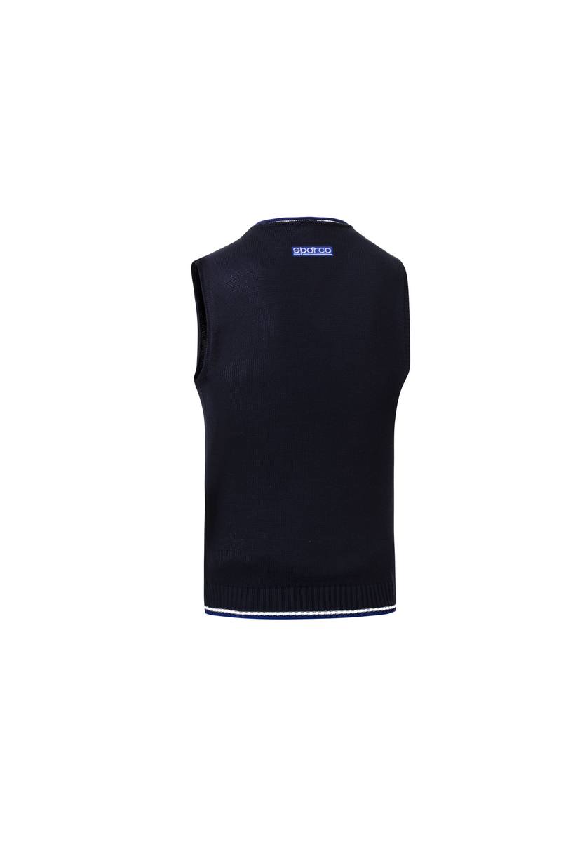 SPARCO 013052BMM Knitted cotton vest navy blue M Photo-1 