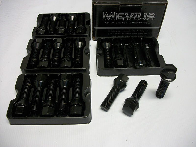 MUTEKI 40621B Bolts kit 60D M12 27mm Black Photo-0 